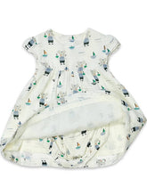 Load image into Gallery viewer, Mouse Sailor Cap Sleeve Dress+Bloomer (Organic Muslin) - PARK STORY