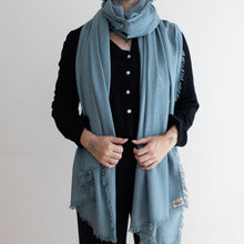 Load image into Gallery viewer, Silk Noil Wrap Scarf - PARK STORY