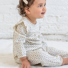 Load image into Gallery viewer, Jine Ruffle Sleeve Romper - Hedge Floral - PARK STORY