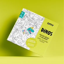 Load image into Gallery viewer, Dino Giant Coloring Poster - PARK STORY