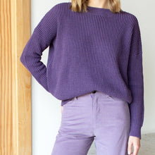 Load image into Gallery viewer, Daily Sweater in Purple Twilight Organic - PARK STORY