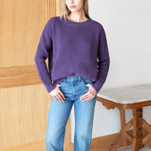 Load image into Gallery viewer, Daily Sweater in Purple Twilight Organic - PARK STORY