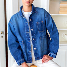 Load image into Gallery viewer, UTILITY SHIRT JACKET - Rebound Indigo Wash - PARK STORY