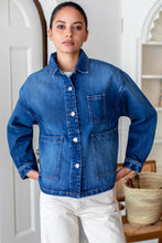 Load image into Gallery viewer, UTILITY SHIRT JACKET - Rebound Indigo Wash - PARK STORY