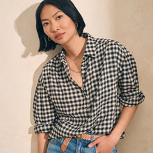 Load image into Gallery viewer, Olli Top - Moonlit Gingham - PARK STORY