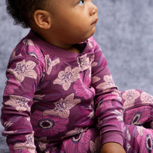 Load image into Gallery viewer, Monica + Andy One Piece Baby Pajamas - Moody Blooms - PARK STORY