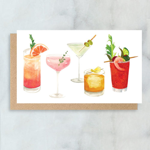 Cocktails Mini Cards- Boxed Set of 6 - PARK STORY