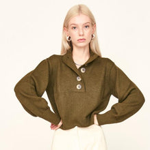 Load image into Gallery viewer, Ghent Sweater in Moss - PARK STORY