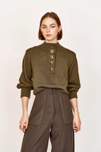 Load image into Gallery viewer, Ghent Sweater in Moss - PARK STORY