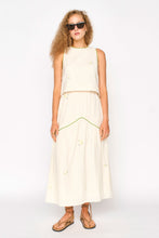 Load image into Gallery viewer, Santanyi Tank in Lime Jamdani - PARK STORY