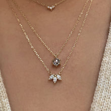 Load image into Gallery viewer, Marquise Diamond Trio Necklace - PARK STORY