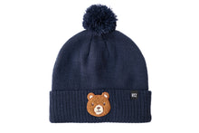 Load image into Gallery viewer, Teddy Bear Patch Pom Pom Hat - PARK STORY