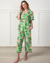 Load image into Gallery viewer, Birds of a Feather Short Sleeve/ Cropped Pajama Set - Kiwi Slice - PARK STORY