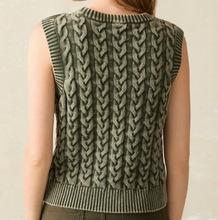 Load image into Gallery viewer, Sunwashed Sweater Vest in Beetle - PARK STORY