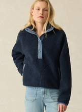 Load image into Gallery viewer, Fireside Fleece Popover in Dark Sapphire - PARK STORY
