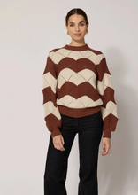 Load image into Gallery viewer, Kori Sweater in Ivory/Terracotta - PARK STORY