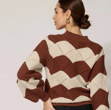 Load image into Gallery viewer, Kori Sweater in Ivory/Terracotta - PARK STORY