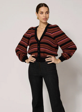 Load image into Gallery viewer, Bethany Sweater Cardigan in Black Multi - PARK STORY