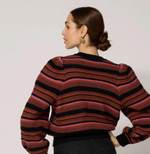Load image into Gallery viewer, Bethany Sweater Cardigan in Black Multi - PARK STORY