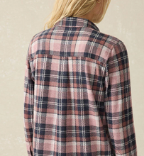 Load image into Gallery viewer, Legend Sweater Shirt in Mulberry Blues - PARK STORY