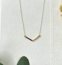 Load image into Gallery viewer, Geo V Bar Necklace - PARK STORY