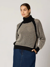 Load image into Gallery viewer, Madison Sweater in Black/Ivory - PARK STORY
