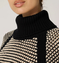Load image into Gallery viewer, Madison Sweater in Black/Ivory - PARK STORY