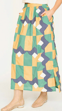 Load image into Gallery viewer, Marion Skirt in Teal Origami - PARK STORY