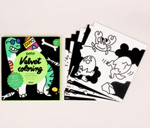 Load image into Gallery viewer, Dino Velvet Coloring Book - PARK STORY