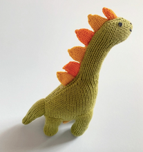 Load image into Gallery viewer, Baby Rattle Toy-Brachiosaurus Dinosaur (Machine Washable) - PARK STORY