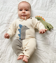 Load image into Gallery viewer, Baby Rattle Toy-Brachiosaurus Dinosaur (Machine Washable) - PARK STORY