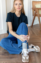 Load image into Gallery viewer, Daily Trainer Sneaker - Taupe Suede, Black + Ivory - PARK STORY