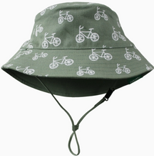 Load image into Gallery viewer, Reversible Organic Cotton Bucket Hats - Bicycle - PARK STORY
