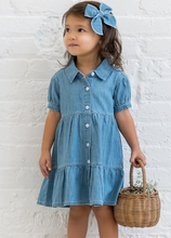 Load image into Gallery viewer, Milly Chambray Shirt Dress - PARK STORY