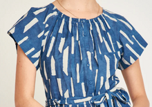 Load image into Gallery viewer, Vienna Maxi Dress in Indigo Rainfall - PARK STORY