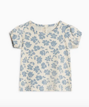 Load image into Gallery viewer, Organic Baby & Kids Cora Tulip Back Tee - Gia Floral / Rain - PARK STORY