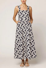 Load image into Gallery viewer, Annette Ankle Dress in San Marino Print - PARK STORY