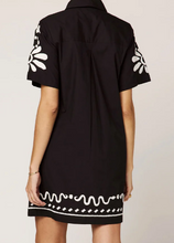 Load image into Gallery viewer, Riya Mini Dress in Black/Ivory - PARK STORY