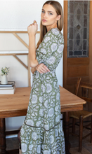 Load image into Gallery viewer, Lucy 4 Short Sleeve Dress - Arles Gothic Olive - PARK STORY