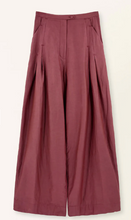 Load image into Gallery viewer, Lecce Wide Leg Pant in Merlot - PARK STORY