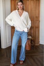 Load image into Gallery viewer, Harlow Sweater Ivory Organic Cotton - PARK STORY