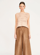 Load image into Gallery viewer, Mirth Pant in Brownie Linen - PARK STORY