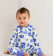 Load image into Gallery viewer, One Piece Baby Pajamas - Purple Hydrangeas - PARK STORY