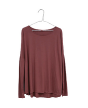 Load image into Gallery viewer, Organic Long Sleeve Boxy Tee in French Rose - PARK STORY