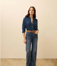 Load image into Gallery viewer, Tried and True Chambray Classic Shirt in Night Lagoon Wash - PARK STORY