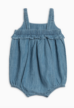 Load image into Gallery viewer, Gemma Chambray Bubble Romper - PARK STORY