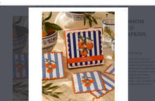 Load image into Gallery viewer, Embroidered Cocktail Napkins - PARK STORY