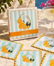 Load image into Gallery viewer, Embroidered Cocktail Napkins - PARK STORY