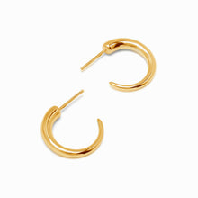Load image into Gallery viewer, Spike Hoops | Medium Hoop Earrings