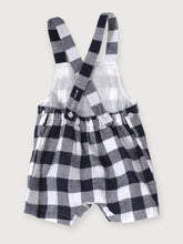 Load image into Gallery viewer, Raphael Checker Gingham Romper + Shirt Set (Organic Cotton) - PARK STORY